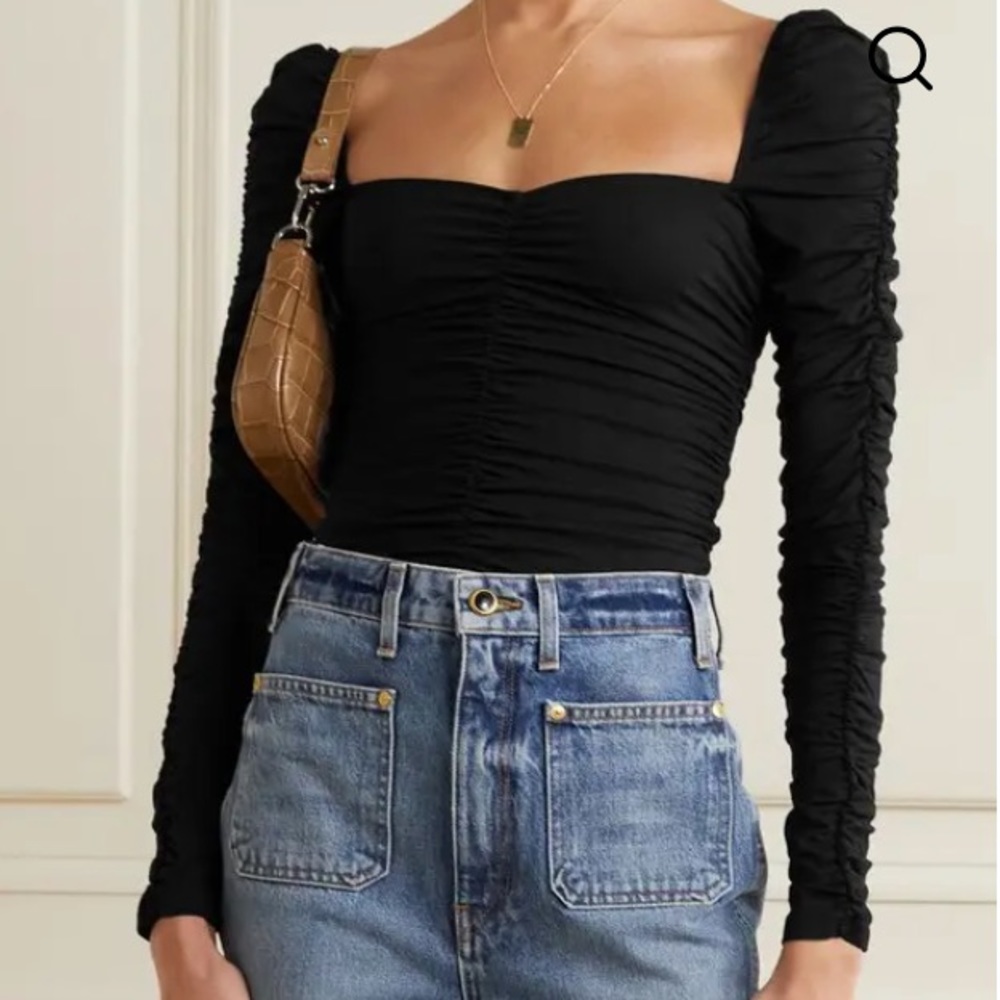 Reformation Esra Stretch-Tencel Lyocell Top NWOT